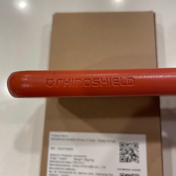 RhinoShield SolidSuite iPhone 11 Case - Poppy Orange - Picture 2 of 6